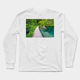 The path in the water Long Sleeve T-Shirt